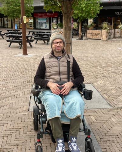 Customer photo review of MobilityPlus+ Ultra-Light RangerXL Folding Electric Wheelchair