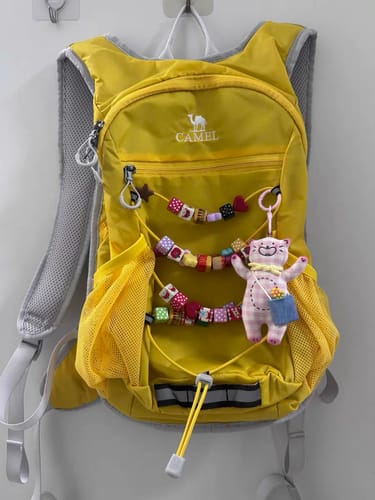 Customer photo review of Happy & Angry Kitty Bag Charm