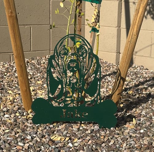 Freddie B. review of Custom Metal Bloodhound Wall Art - Metal Dog Breed Sign - 20+ Color Options - Up to 46" image 1 out of 1