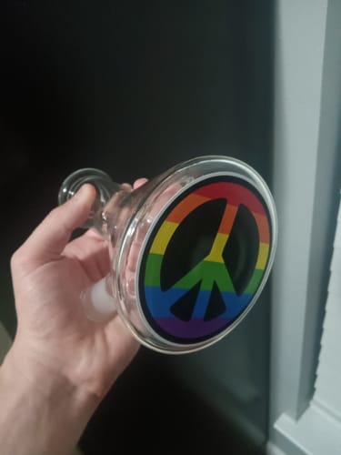 Customer photo review of Human Grade 6" Mini Beaker Water Pipe