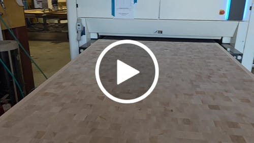 Customer video review of 54" x 103" Sanding Belt