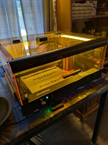 Customer photo review of AtomStack X24 Ultra Laser Engraver