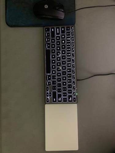Customer photo review of Backlit Keyboard USB For Mac and PC