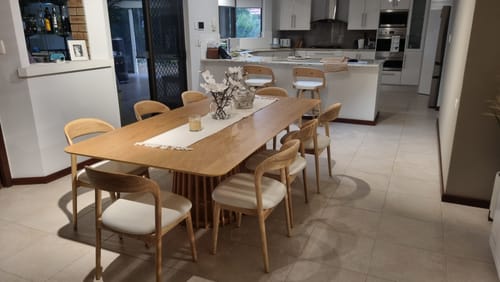 Customer photo review of Ellery Dining Chair "Create Your Own"