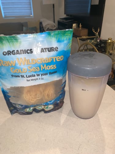 Customer photo review of Raw Wildcrafted Sea Moss 4oz