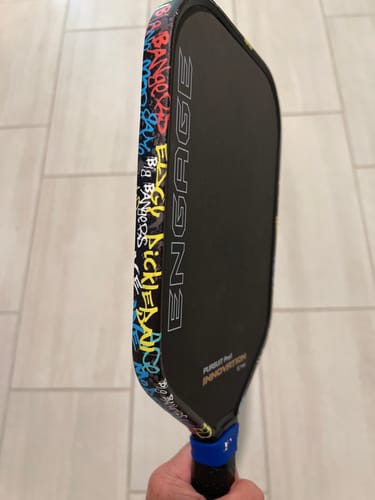 Customer photo review of Groovy Pink Edge Tape (3 pack) - Pickleball Paddle Edge Tape