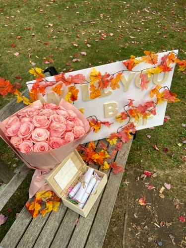 Customer photo review of Pink Rose Bouquet