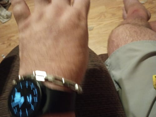 Customer photo review of Men’s Personalised Legacy Bracelet