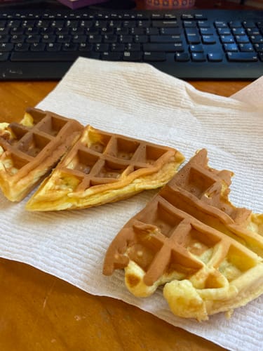 Customer photo review of Zen Protein Waffles - Classic
