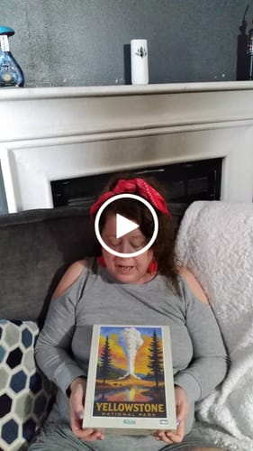 Customer video review of Yellowstone National Park Geyser Jigsaw Puzzle | Made in the USA