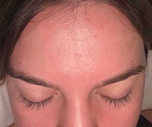 Customer photo review of Lash Growth Serum