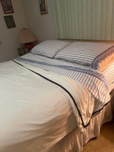 Customer photo review of Temperature Control Comforter