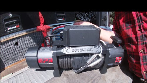 Dave P. review of 12v Electric Winches (13 500 lb) with Synthetic Rope-Openroad image 1 out of 2