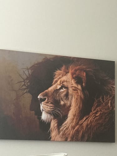 Customer photo review of Jesus Christ The Lion of Judah