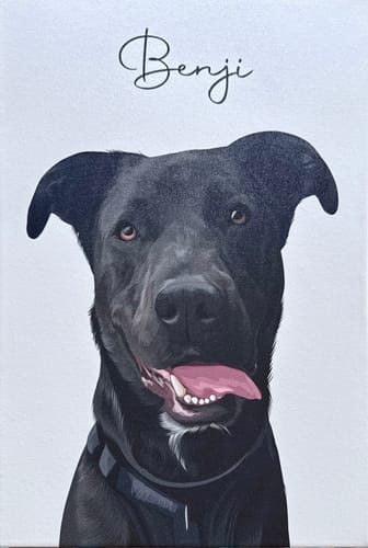Customer photo review of Pet Art Canvas Wrap