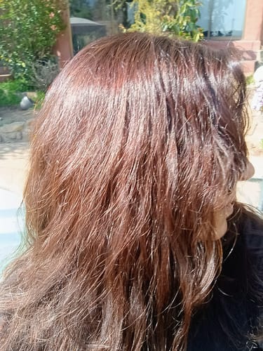 Customer photo review of Henna Jamila Hair - Cobrizo Natural y Duradero 👩🏼🦰