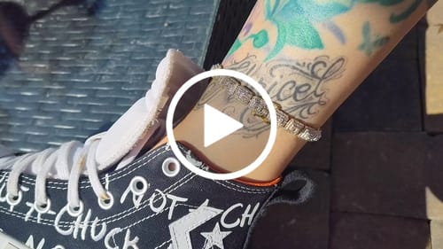 Customer video review of 10K YELLOW GOLD 6 CARAT REAL DIAMOND 25 GRAMS 8 MM 8 INCHES BRACELET