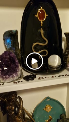 Customer video review of Black Obsidian ~ Protection ~ Crystal Snake
