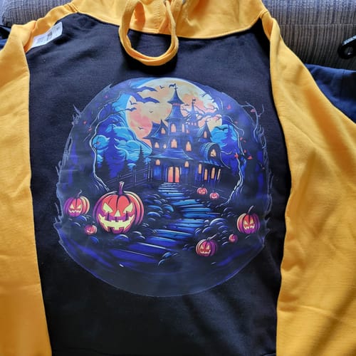 Customer photo review of Baseball Hoodie