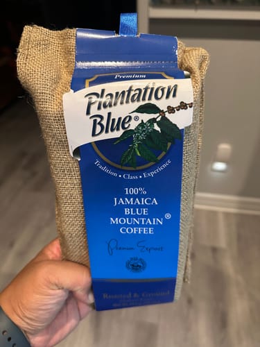 Customer photo review of Plantation Blue® Jamaica Blue Mountain Coffee (16 oz - roasted and ground)