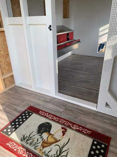 Customer photo review of Large (48") - Reversible Rollout Nest Box (Up to 50 Hens)