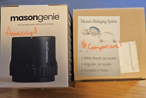 undefined review of Mason Genie® Vacuum Sealer Kit image 1 out of 1