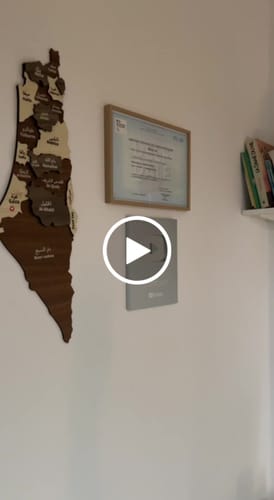 Customer video review of Palestine Wooden Wall Map Islamic Wall Art Decor