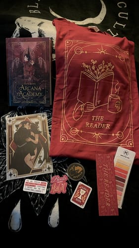 Customer photo review of smut slut book club subscription