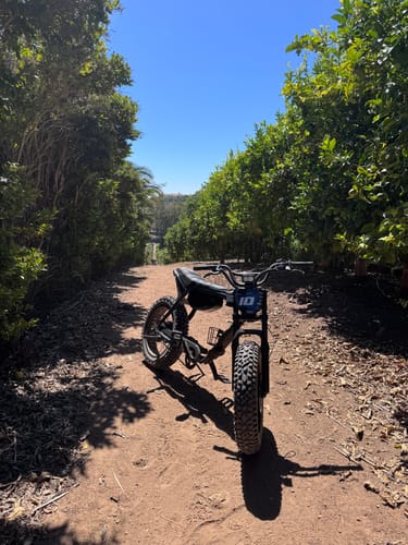 Customer photo review of Custom Seat Cover: Super73 Z Series