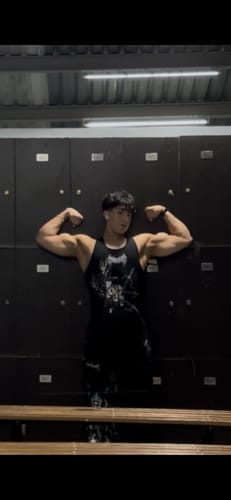 Customer photo review of BONECRUSHER BODYBUILDING STRINGER