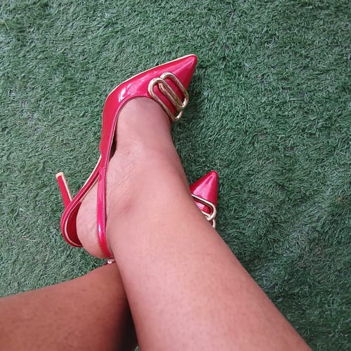 Customer photo review of Miss Black Lola 57 Court - Red