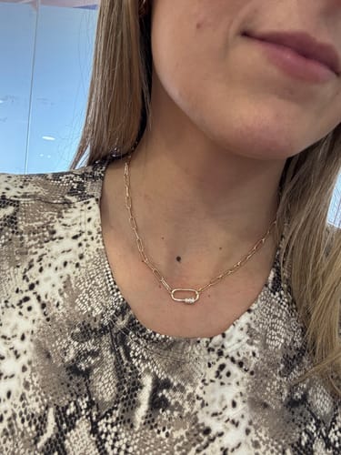 Customer photo review of COLLAR CLIP SHINE BAÑO DE ORO