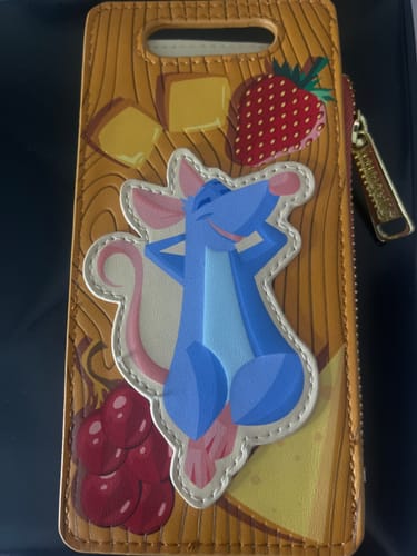 Customer photo review of Loungefly Pixar Ratatouille Remy Grape & Strawberry Large Card Holder