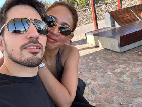 Customer photo review of Tinsel Freshwater Pearls Necklace