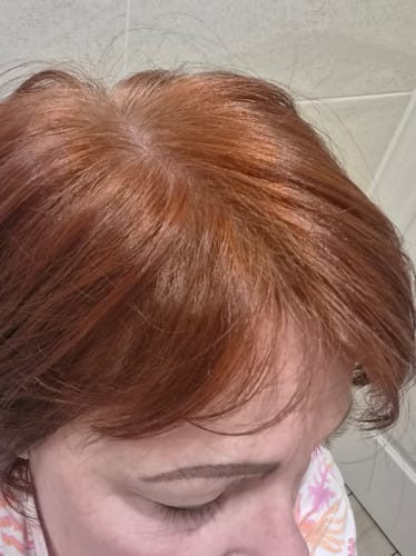 Customer photo review of Instant Dye Shampoo