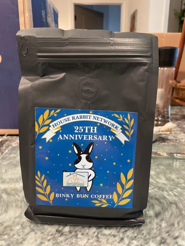 Customer photo review of Binky Bun Coffee x HRN Blend (Ground)