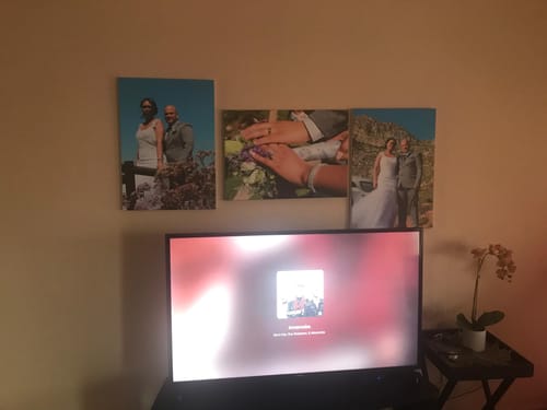 Customer photo review of 3 x A2 Canvas Combo