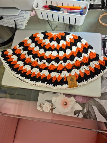 Customer photo review of The Kelp Bucket Hat Pattern