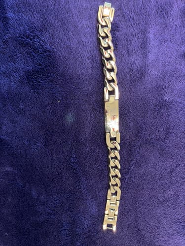 Customer photo review of 14mm Cuban Link ID Bracelet