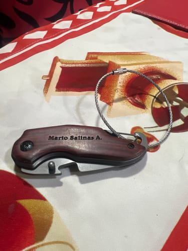 Customer photo review of Cortapluma plegable Acero Inox. Revestido 6 cm PATAGÓN - COLORA