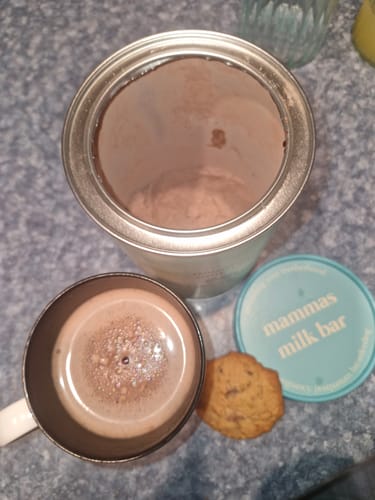 Customer photo review of Lactation Hot Chocolate - Coconut Chocolate