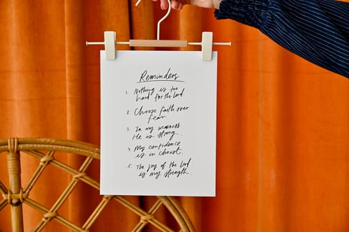 Customer photo review of 8x10 Reminders