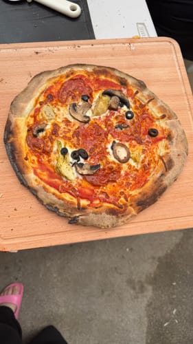Customer photo review of Sourdough Pizza Bases