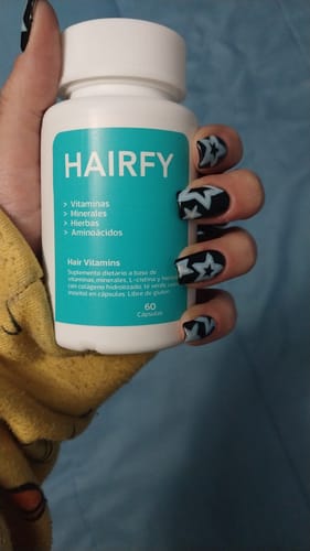 Customer photo review of Vitaminas Hairfy - Plan mensual