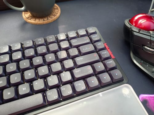 Customer photo review of IQUNIX MQ80 Aluminum Low Profile Mechanical Keyboard
