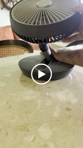 Customer video review of FOLDE v2 | All Day Wireless™ Rechargeable Folding Fan