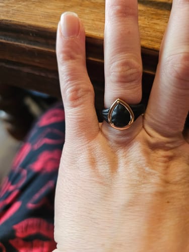 Summer C. review of Silicone Wedding Ring with Stainless Steel Strip - MetalBar Collection image 1 out of 1