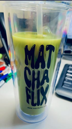 Customer photo review of Vaso Oficial de Matchaflix