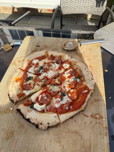 Customer photo review of Sourdough Pizza Bases