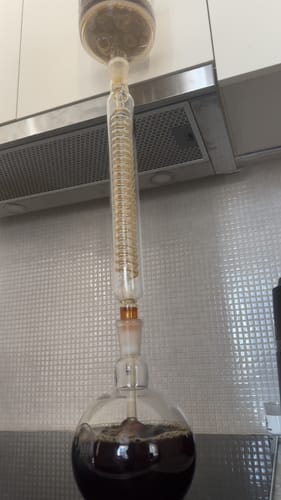 Customer photo review of Kazumi Siphon Coffee Maker Sumo Set